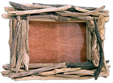 SEESTERN Treibholz Bilderrahmen für 10x15 cm Fotos Wanddeko Driftwood Holzdeko /1436