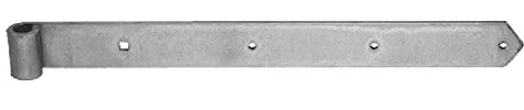 Pollmann®Baubeschläge Ladenband Rolle Ø 10 mm, Länge 400 mm, hell verzinkt, 2 Stück