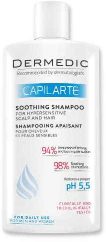 DERMEDIC CAPILARTE Beruhigendes Shampoo für Haare und überempfindliche Kopfhaut 300 ml