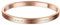AURSTORE® Armreif aus Edelstahl 316L mit Botschaft Inspiration, Breite 4 mm, mehrere Nachrichten zur Auswahl, Farben Roségold, 19 cm, Edelstahl, Ohne Stein