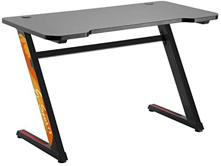 NanoRS RS120 Computertisch Gamingtisch Ergonomischer Gaming Schreibtisch mit Kabelmanagementsystem 120 x 60 cm bis 50kg