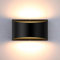 Glighone Wall Lights Indoor Dimmable LED Up and Down Wall Light Modern Wall Lamp Black 10W Sconce Wall Lighting for Living Room Bedroom Corridor Warm White(COB LED Bead Include)
