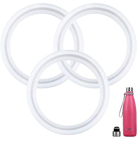 koodee Ersatz-Dichtungsringe aus Silikon für vakuumisolierte Wasserflaschen, BPA-frei, 3 Stück