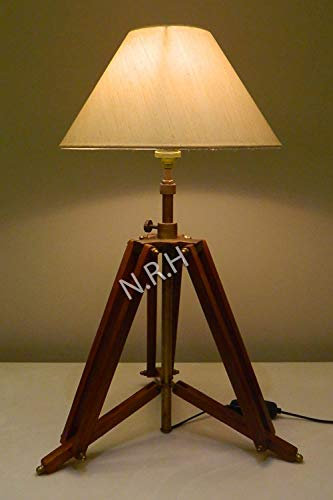 Nautical Replica Hub Tripod Bedside Table Lamp (Without Lampshade) for Bedroom Night, Living Room, Study Room,Table lamp Decor