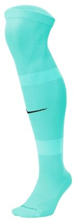 NIKE CV1956-354 MatchFit Socks Unisex HYPER TURQ/HYPER TURQ/BLACK Größe XS