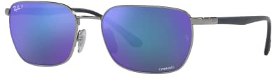 Ray-Ban Herren 0RB3684CH-004/4L-58 Sonnenbrille, Gun Metal, Standard