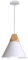 iDEGU Hängeleuchte, modern, E27, Kronleuchter aus Holz und Metall, Ø 22 cm, Deckenleuchte, schlichtes Design, Lampe für Schlafzimmer, Esszimmer, Küche (weiß)