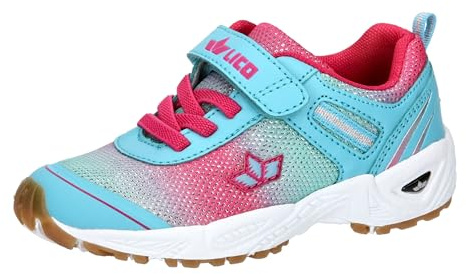 Lico Unisex Kinder Barney Vs Sneaker, Türkis Pink, 36 EU