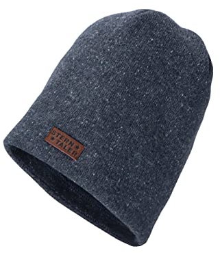 Sterntaler Baby Jungen Slouch-Beanie Melange Mütze - Gefüttert Mit Baumwoll Fleece - Mittelblau, 55