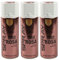 H HANSEL HOME Pintura Spray Especial Oro Rosa 400 Ml - Pack de 3 Unidades