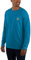 Carhartt Men's Force Relaxed Fit Midweight Long-Sleeve Pocket T-Shirt, Marine Blue, XL