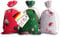 navango® Weihnachtsdeko Duftsäckchen - 3er Set | Rot Grün Grau mit Weihnachts-Muster | Vanille und Zimt Duft | Dinkelspelzfüllung | Deutsche Handfertigung | OEKO-Tex | Duftbeutel zu Weihnachten