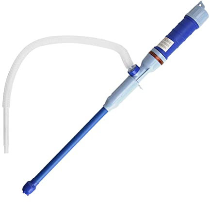 PetHot Battery Liquid Transfer Pump Electric Operated Syphon Fuel Pump Handheld Portable Transfer Pump With Tube For Diesel Gas Water Oil Other Liquids And More