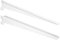 PRIOstahl Regalträger für Wandschienen Regalhalterungen Regalwinkel Regalsystem Regalhalterung - 1 Trägerpaar (2 Stück) 480 mm Farbe: Weiß für Schienen Regalboden Regal Wand Massiv aus Stahl