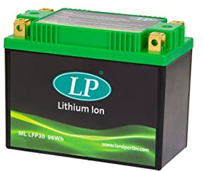 Accossato Batteria al Litio LP per Moto Guzzi V 1000 Convert (1975-1982)