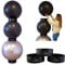 Jibb® - Set of 3 Exercise Ball Holders for Extra Storage in Your Studio or Home Gym | Yoga, Fitness and Stability Ball Rack | Physio Ball Stand for Yoga Balls | Yoga Ball Stackers. (Black)