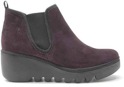 Fly London Femme Byne349fly Bottine Chelsea, Violet, 38 EU