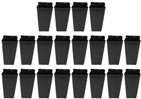 Riuulity 20 Piezas de Macetas Altas para árboles, Macetas Profundas de Plástico para Vivero, Macetas para Plántulas, Macetas para Plantas de Flores para Plantas