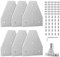 EXLECO 6er Eckhalterung Verbindungsplatte Aluprofil 30x30 Eckhalterungsplatte Eckwinkelplatte Außenprofil T Profil Aluminium mit Muttern Schrauben Schraubenschlüssel für 7mm Schlitz Aluminiumprofil