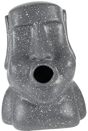 Cabilock Kasten Porträt Der Osterinsel Figur Der Osterinsel Die Büro-Schreibtisch-Dekoration Papierhandtuch Monolith-statue Vintage-dekor Osterinsel-statue Papiertücher Haushalt Harz