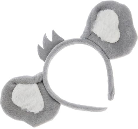 NET TOYS Tierischer Elefanten Haarreif - Grau - Niedlicher Party-Kopfschmuck Dumbo Haarschmuck mit Elefantenohren