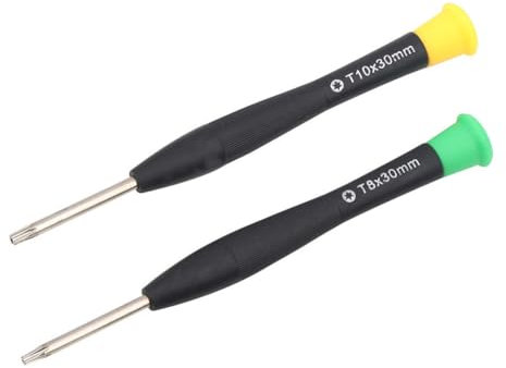 Tournevis Torx T8 T10 T8H T10H Tournevis de sécurité Torx compatible avec Xbox One 360 Series X S Controller PS3 PS4 PS5 Réparation