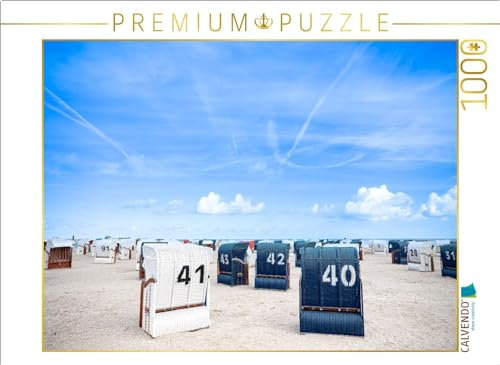 CALVENDO Puzzle Strand von Schillig | 1000 Teile Lege-Größe 64 x 48 cm Foto-Puzzle für glückliche Stunden