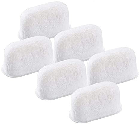 CAIONPLE 6 Pack für BWF100 Kompatible Wasser Filter Geeignet für Espresso Maschinen Wasser Filter Element