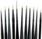 Paint Brush Set - Fine Detailing, Art Painting, Acrylic, Watercolour, Miniatures, Nail, Models - Rigger Brush, Easy Grip Handles - Professional Paint Brushes for Precision Work, 10 Sizes