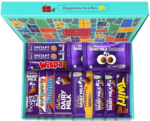 Chocolate Gift Hamper Large Box Set containing Dairy Milk Selections for, Get Well Soon, Ideal for Christmas, Birthday, Sweet Treats for Kids