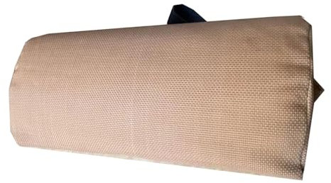 Kopfkissen für Liegestuhl, Sonnenliege, Nackenstützkissen, Kopfstützenkissen mit verstellbaren Klettverschlüssen, Liegestuhl für Terrasse, Garten, 37 x 17 cm