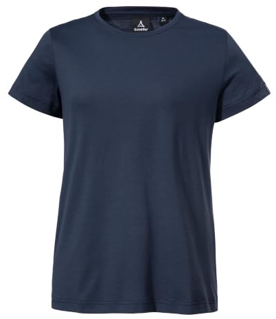 Schöffel Damen T Shirt Style Collada WMS, schnell trocknendes T-Shirt mit Rundhalsausschnitt, Funktionsshirt aus recyceltem Material
