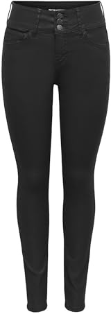 ONLY Damen Onlhella Hw Anemone Coated Skinny DNM