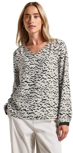 Street One Damen V-Neck Bluse mit Tape