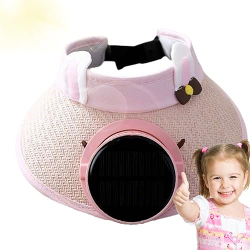 Generisch Solare Ventilator Outdoor,Breitkrempiger Solar Ventilator | Dreifach Geschwindigkeits Einstellung Tragbar für Reisen Camping Sport Garten Outdoor