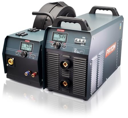 PATON ProMIG 630A MIG Welder 3-in-1 Pulse Welding Machine MMA/TIG Lift 400V | Liquid-cooled torch support, WAM config with earth lead only, 4-roller drive, aluminium wire mode, VRD, 2T/4T