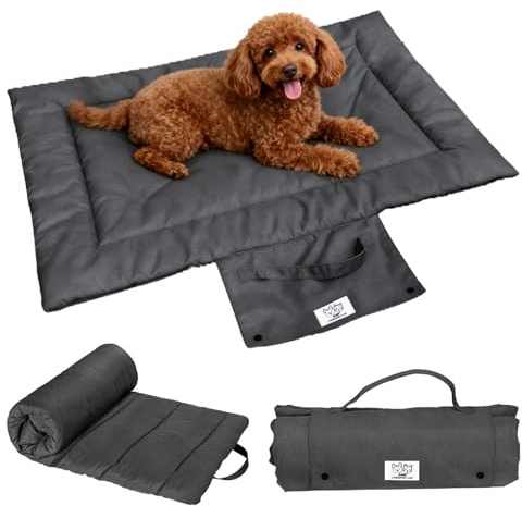 Chingcoo Hundedecke für Unterwegs 70x50cm, Wasserdicht, rutschfest & Waschbar, Faltbare Reisedecke für Auto, Camping & Zuhause - Hundebett für Kofferraum - Ideal für Reise & Outdoor