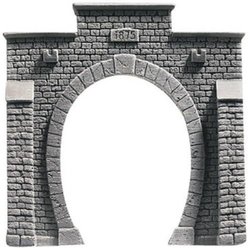 NOCH® Tunnel-Portal 1-gleisig, Steinmauer Profi Plus, realistisch für TT Spur, Maßstab 1:120