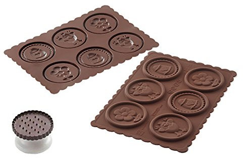 silikomart 22.174.77.0165 CKC14 EASTER - SILICONE MOULD, Braun