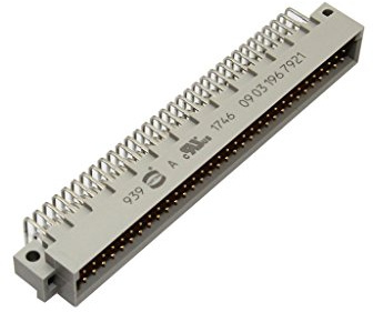 09031967921 Buchse DIN 41612 Typ C männlich PIN: 96 a+b+c THT vergoldet HARTING