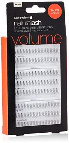 Salon System Individual Lashes SALON VALUE PACK Black Medium by Salon System