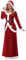 Smiffys Deluxe Ms Claus Costume, XL - UK Size 20-22, Red