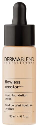 Dermablend Flawless Creator leichte Foundation – ölfreie Formel – Never Cakey – deckt Hautunreinheiten ab – schwerelose Abdeckung – geeignet für normale, kombinierte und fettige Haut – 10 N – 30 ml