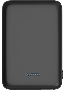 Zusatzakku XLayer Powerbank Wireless Charger 5W 5.000 mAh Qi-Zertifiziert, Akku, externes Ladegerät für iPhone, iPad, Samsung, Huawei, Xiaomi, AirPods, schnelles Aufladen, Tragbares Gerät