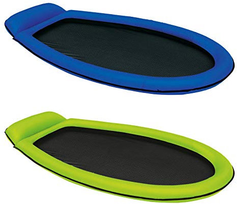 Intex Mesh Mat - Aufblasbarer Wasserhängematte - 178 x 94 cm - Farblich Sortiert 2er Pack