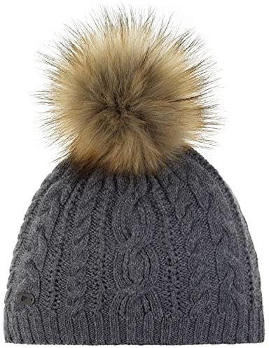 Eisbär Lou Lux Mütze Damen grau