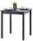 hagge home Skandinavisch Holz Tisch 68 x 68 Esstisch Küchentisch Schreibtisch Esszimmertisch Homeoffice Kinderzimmertisch Esszimmertische Esstische Wohnzimmertisch Arbeitszimmertisch Klein Schwarz