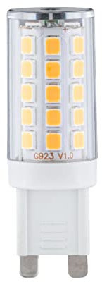 Paulmann 28807 LED Lampe Stiftsockel 1er-Pack G9 230V 250lm 2,5W 2700K Klar Lampen Glas Leuchtmittel