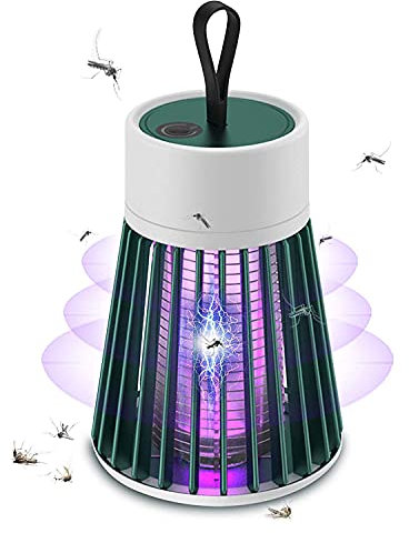 Antizanzare Elettrica Zanzariera Elettrica Luce Uv Lampada Antizanzare Elettrico Trappola Per Mosche Lampade Antizanzara Anti Zanzare Usb Mosquito Killer Lamp Ultra-silenziosope (verde)