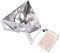 IKAAR Kaffeefilterhalter Halter Edelstahl Pour Over Coffee Station Coffee Dripper Ständer Kaffeefilterhalter Halter für Home Office Coffee Shop Hotel Silber